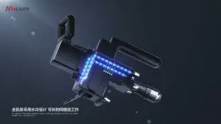 6000W Continuous laser cleaning machine with 500x500mm scan area