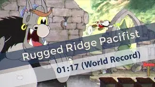 Cuphead - Rugged Ridge Pacifist - World Record Speedrun 01:17