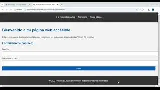 Pr&aacute;ctica de Accesibilidad Web  - Alejandro Sonera Benzal