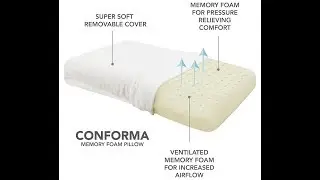 Classic Brands Conforma Memory Foam Pillow Review & Complete Guideline 2017-Best Memory Foam Pillow