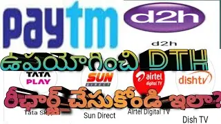 How to Recharge Your DTH through Paytm in Telugu | Paytm లో అన్నీ 📡Dish లను ఎలా రీఛార్జ్ చేయాలి#2023