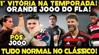 1° VITÓRIA NA TEMPORADA! GRANDE JOGO DO FLAMENGO! TUDO NORMAL NO CLÁSSICO! PÓS-JOGO!