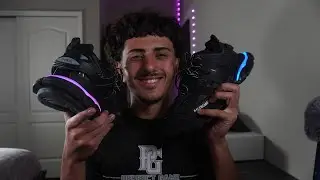 CRAZY DESIGNER SHOE UNBOXING ASMR (SHOE REVIEW) HAND SOUNDS, TAPPING, WHISPERS, LED