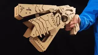 PSYCHO-PASS/ダンボールでドミネーターを作る/Dominator Cardboard DIY - Crafty Transformer