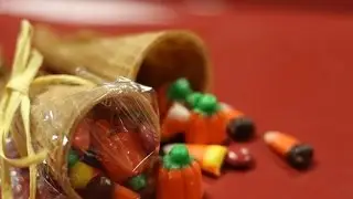 How to Make a Candy Cornucopia