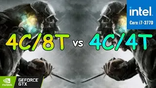 Hyperthreading On vs Hyperthreading Off  - 5 Games Tested (1080p)