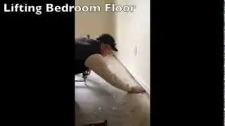 Slab Foundation Repair with Foam Jacking