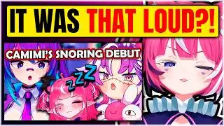 Camila Reacts To Her Snoring On Michi's Stream...