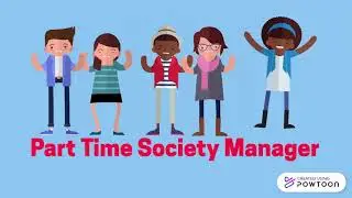 Part Time Society Manager - Concept