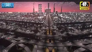 Utopia City night ★ Cities Skylines ★
