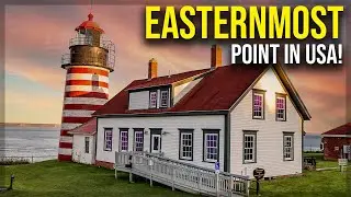 West Quoddy Head Lighthouse In Lubec, ME // RV Living in the Easternmost Point of the USA!