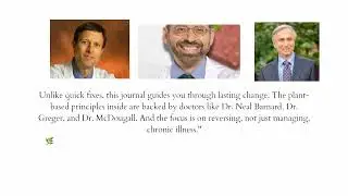 90-Day Vegan Weight Loss Journal That Reverses Diabetes, hypertension & Heart Disease