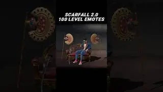 Indian Battle royale Game scarfall 2.0 100 Level Emote 🔥💀#asifplayz #scarfall