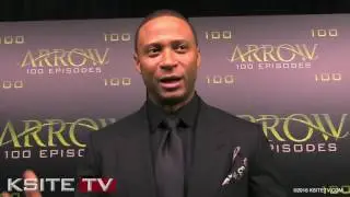 David Ramsey (John Diggle) - Arrow Episode 100 Green Carpet