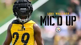 MIC'D UP: Levi Wallace mic'd up during training camp 🎤 #steelers #micdup