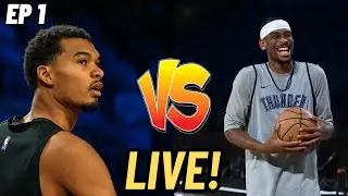 OKC VS SPURS NBA WATCH PARTY! SGA VS WEMBY LIVE!