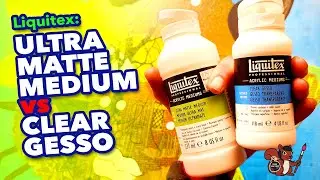 Ultra Matte Medium vs Clear Gesso! Which Is More Matte?