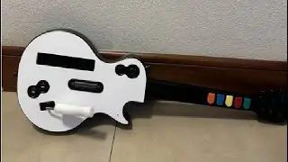 Беспроводной гитарный контроллер Hyperkin Hyper Strummer для Wii со ремешком, совместимый с Guita...