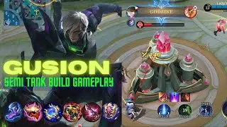 Gusion semi tank build gameplay - MLBB