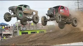 Mega Trucks SEND IT at NORTH vs SOUTH 2018