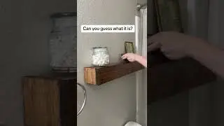Renter friendly DIY shelf. Full video on my channel