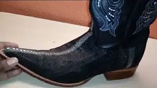 Los Altos Genuine Stingray Boot, Lamb Skin Interior Goat skin Exterior. Invicta Venom Watch N Shoes!