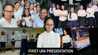Campus එකේ කරපු first presentation එක ❤️| uni diaries | Vlog 0020