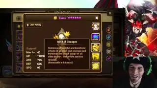 SUMMONERS WAR : Polar Queen Review (Fire, Water, Wind, Light, Dark)