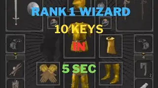 10 KEYS in 5 sec as a Wizard (Full Golden Plate) | Rank 1 Wizard | Dark and Darker