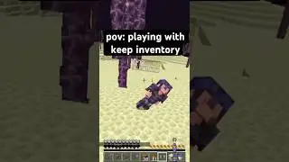 &bdquo;just play creative atp🤓&ldquo; #minecraft #gamer #creative #keepinventory