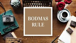 Maths - BODMAS Rule - Grade 7