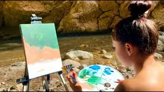 painting by the river | nature sounds