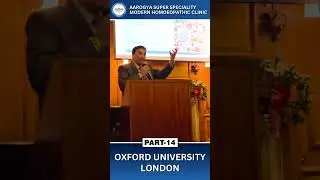 Patients Living a normal life &ndash; Speech at Oxford University London &ndash; Dr Arpit Chopra Jain &ndash;Part 14