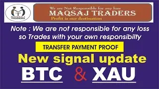 BTCUSD XAUUSD Free Singal Today  Forex // Transfer Payment Proof to Clients 30 August 2025