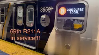 4K⁶⁰: Ride on Bronx bound NEW R211A B to Columbus Circle (3655-3664)
