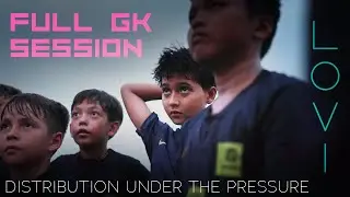 Goalkeeper training session at LOVI GK academy // Group U-12