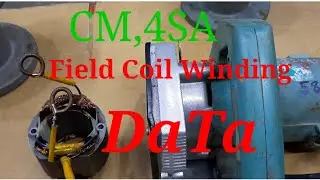 Field Coil Winding DaTa  CM4SA