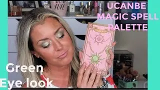 UCanBe Magic Spell Palette Green eye look | HOT MESS MOMMA MD