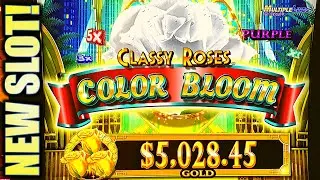★NEW SLOT!★ STAR WATCH JUNGLE & CLASSY ROSES COLOR BLOOM 🌹 Slot Machine (KONAMI)