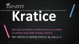 3. razred - Kratice