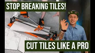 How to Cut Tiles Like a Pro - Tile Cutting Tutorial for Beginners | Artem Chiba Inspired