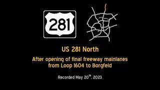 Шоссе US 281 North от кольца 1604 до Borgfeld Dr.