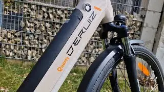 New Deruiz QUARTZ 28'' City E-Bike 644Wh Akku Electric Bicycle Bafang Rear Drive Hub Motor