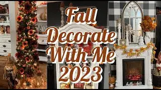 *NEW* COZY FALL COTTAGE  DECORATE WITH ME 2023! // FALL DECORATING IDEAS