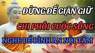 Phật dạy: ĐỪNG ĐỂ GIẬN GIỮ CHI PHỐI CUỘC SỐNG - NGHE ĐỂ BÌNH AN NỘI TÂM | Những điều Phật dạy