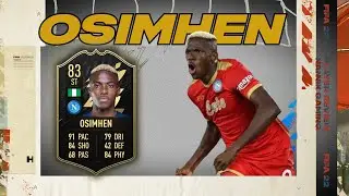 FIFA 22 83 OSIMHEN TOTW PLAYER REVIEW