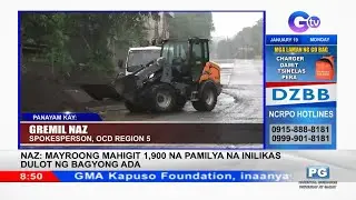 Halos 1,000 pamilya sa Bicol, pinalikas ni #AdaPH