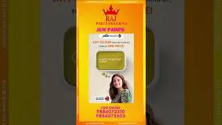 JSW Paints - Any Colour One Price