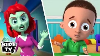 Zombie Teacher, जॉम्बी टीचर, Halloween Songs for Toddlers by Kids TV Spooky