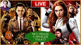 MCU Phase 4 Spoiler City - Black Widow and Loki | Zack Talk LIVE #17 - Amanda, Ryan, and Christian